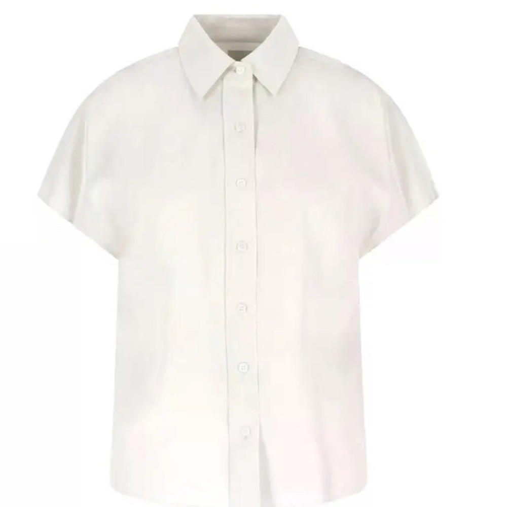 Calvin Klein Button Up Collared Short Sleeve Shir… - image 1